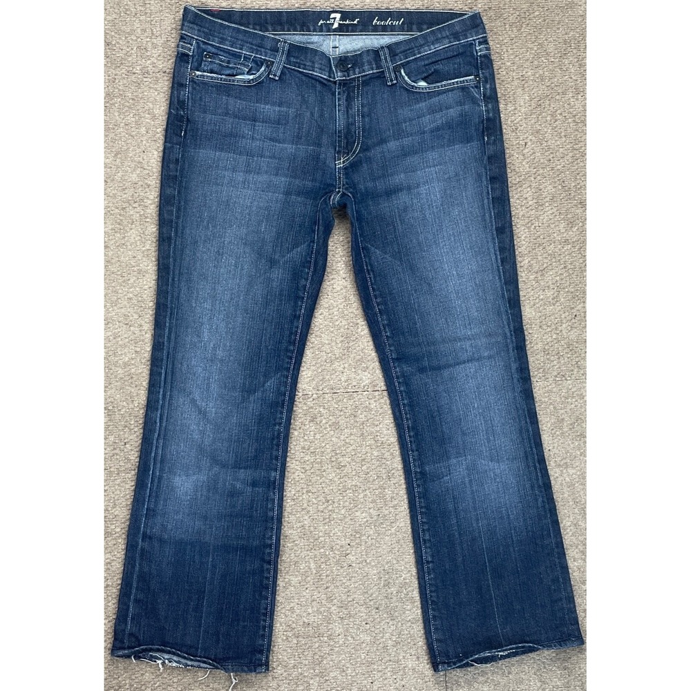 7 For‎ All Mankind Women's Embroidered Bootcut Jeans Size 32